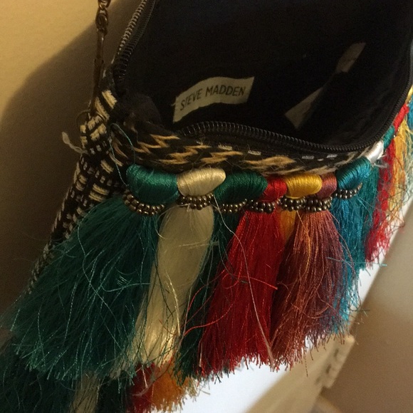 Steve madden multicolor Fringed bag clutch x body - Picture 3 of 4